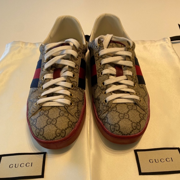 Men's Gucci Ace Sneakers - Picture 1 of 11